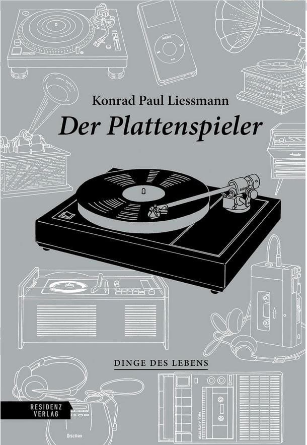 Turntable with needle and grooves