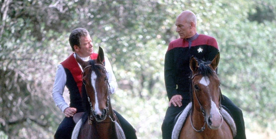 Captain Kirk trifft Captain Picard