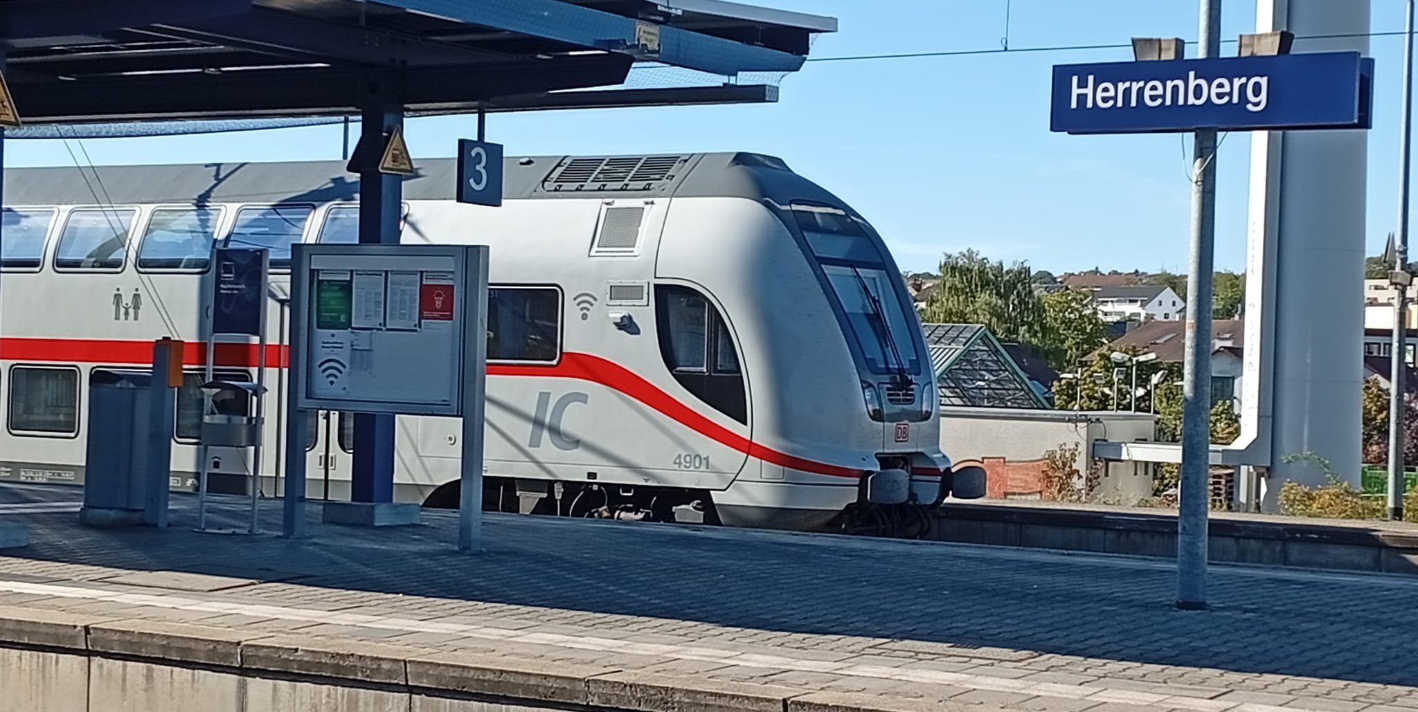 Kreis Böblingen: Herrenberg verliert tagsüber seine IC-Halte