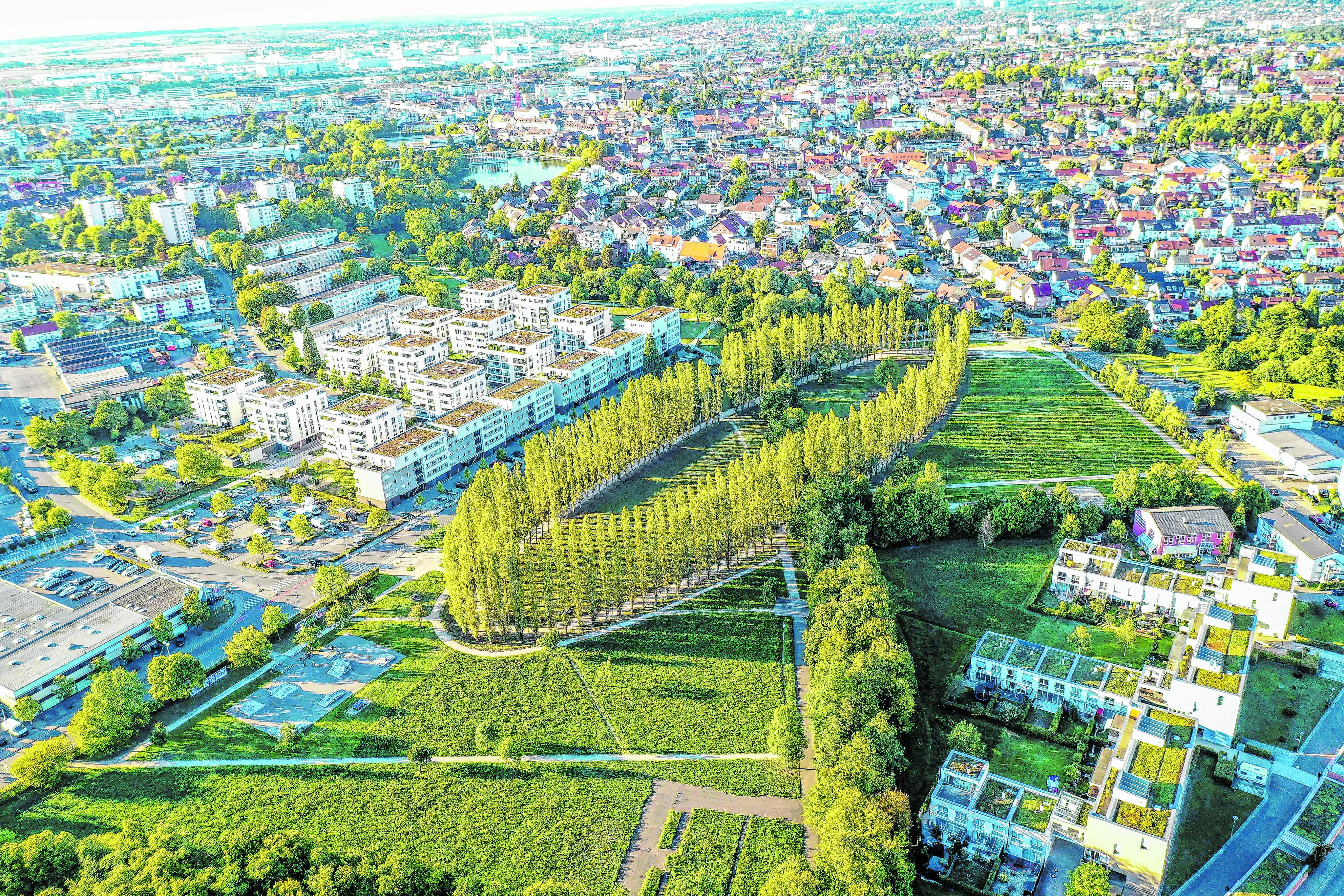 Das Baumoval in Böblingen: Aus der Vogelperspektive hübsch, tatsächlich gibt es viel Verbesserungspotenzial.