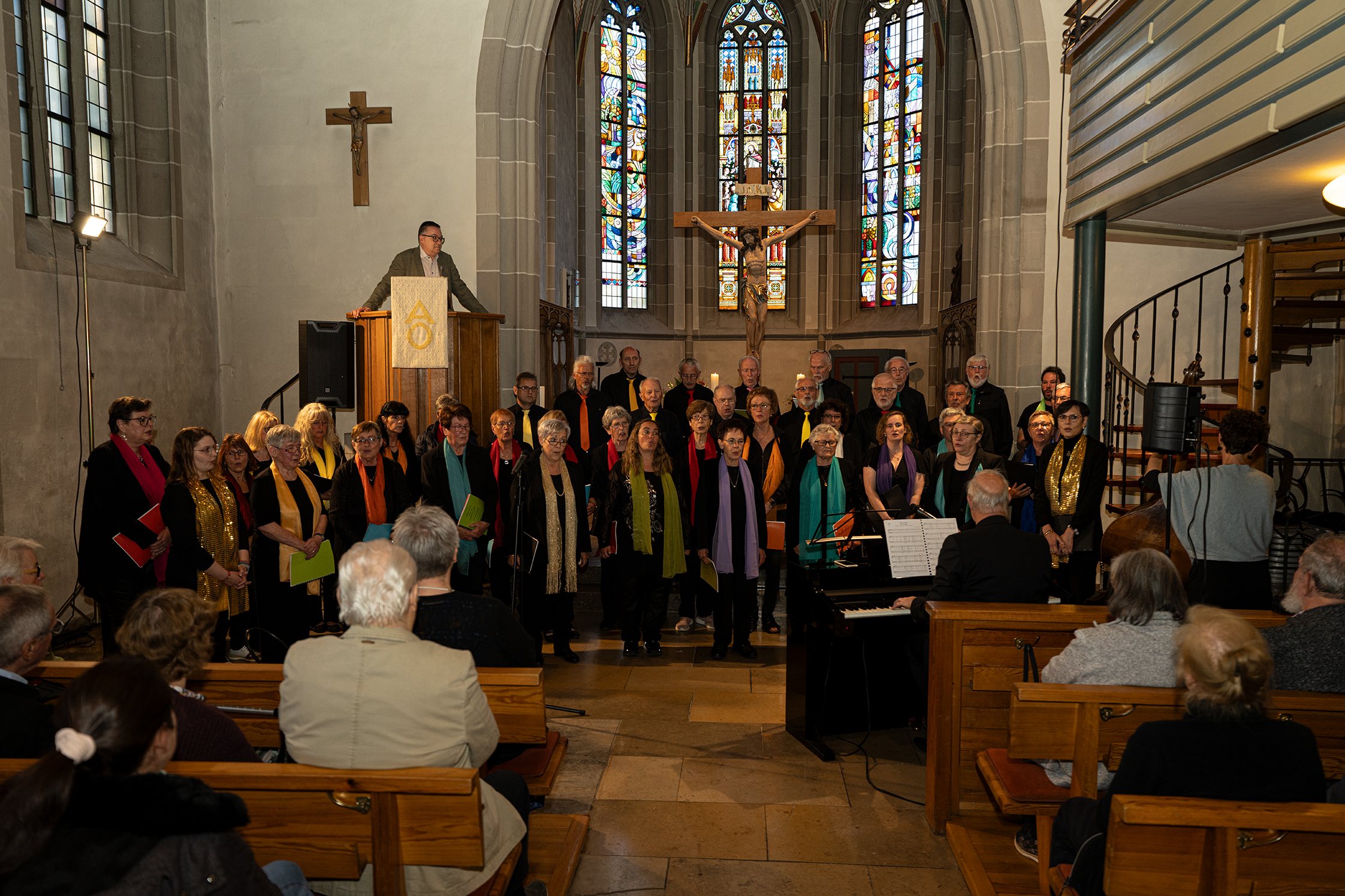 Melodien aus dem Musical „Joseph“ von einem Projektchor aus den Liederkränzen Dachtel und Dagersheim in der Dagersheimer Kirche.
