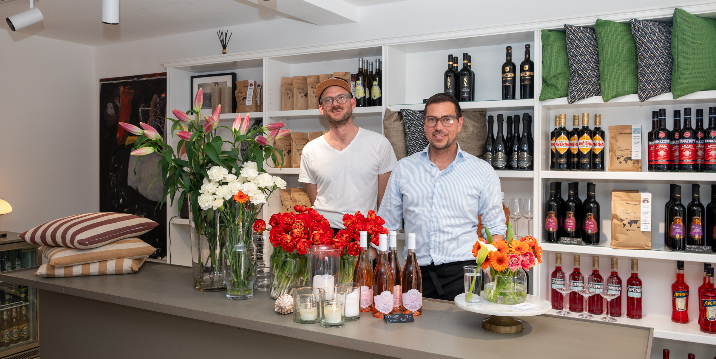 Für neues Leben am Schwätzweiberbrunnen sorgen Andreas Dietrich und Andreas Adam mit ihrem Café.