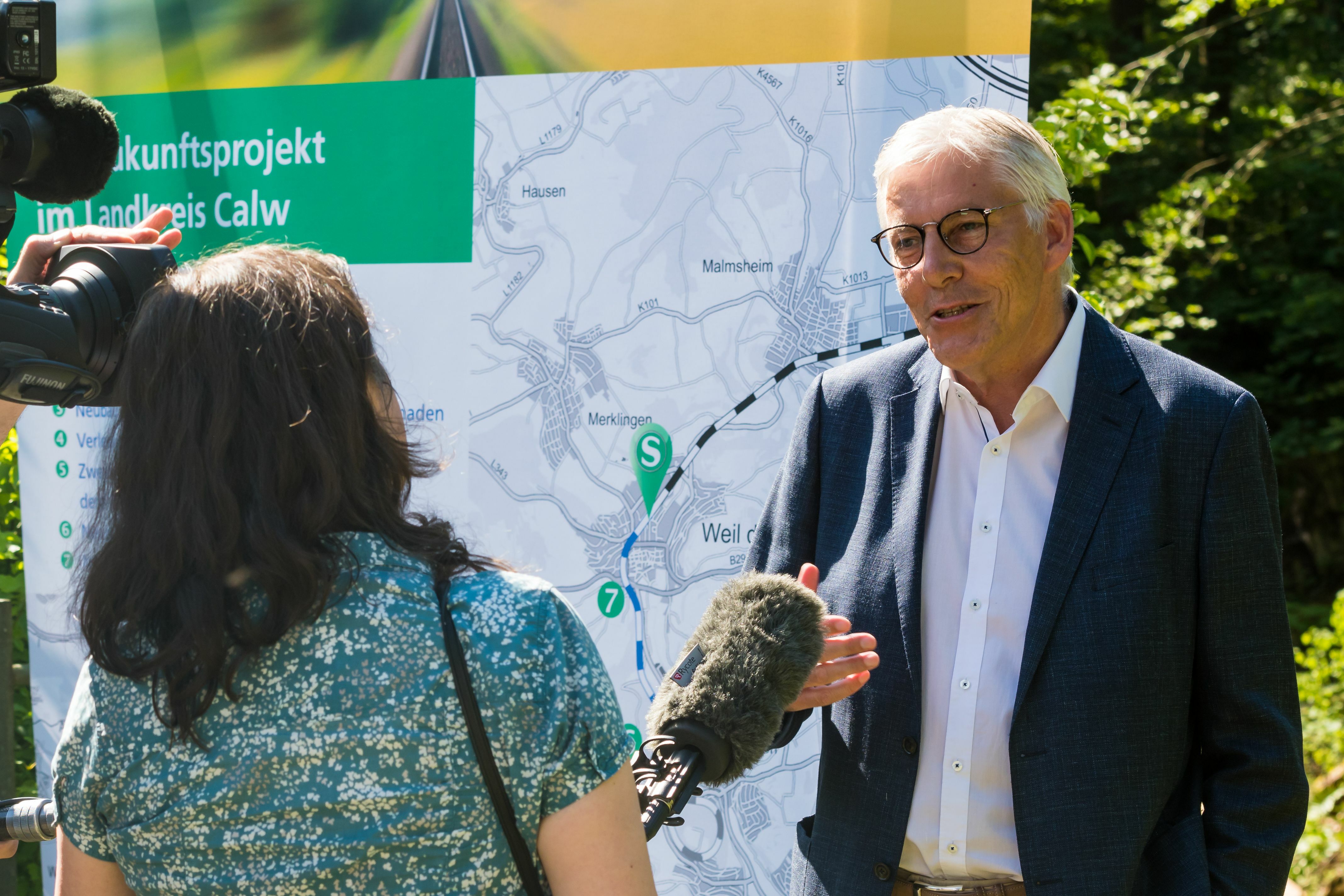 Hal Riegger Raku Der Landrat des Kreises Calw - Calw: Helmut Riegger ist als ...