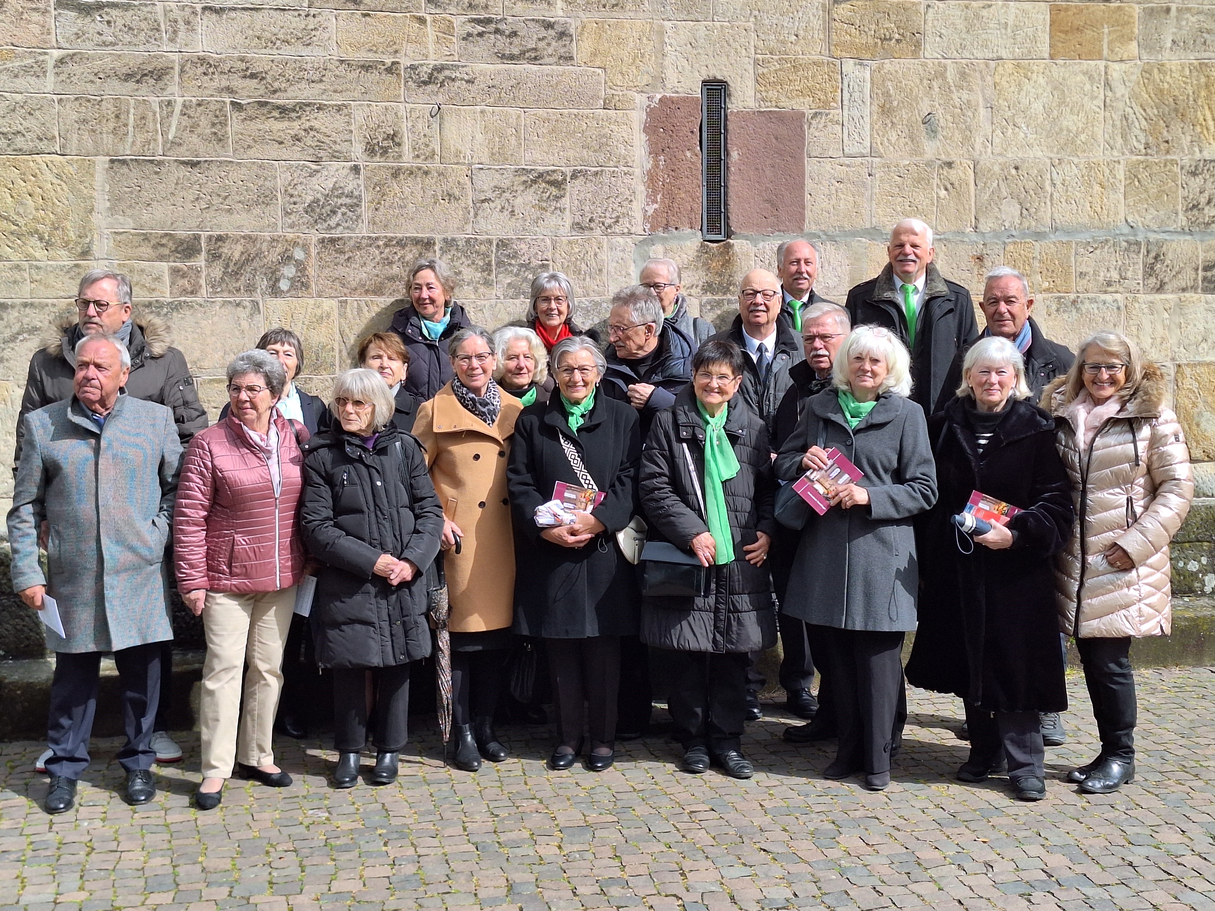 Der Jahrgang 1949 feierte in der Martinskirche Diamantene Konfirmation.