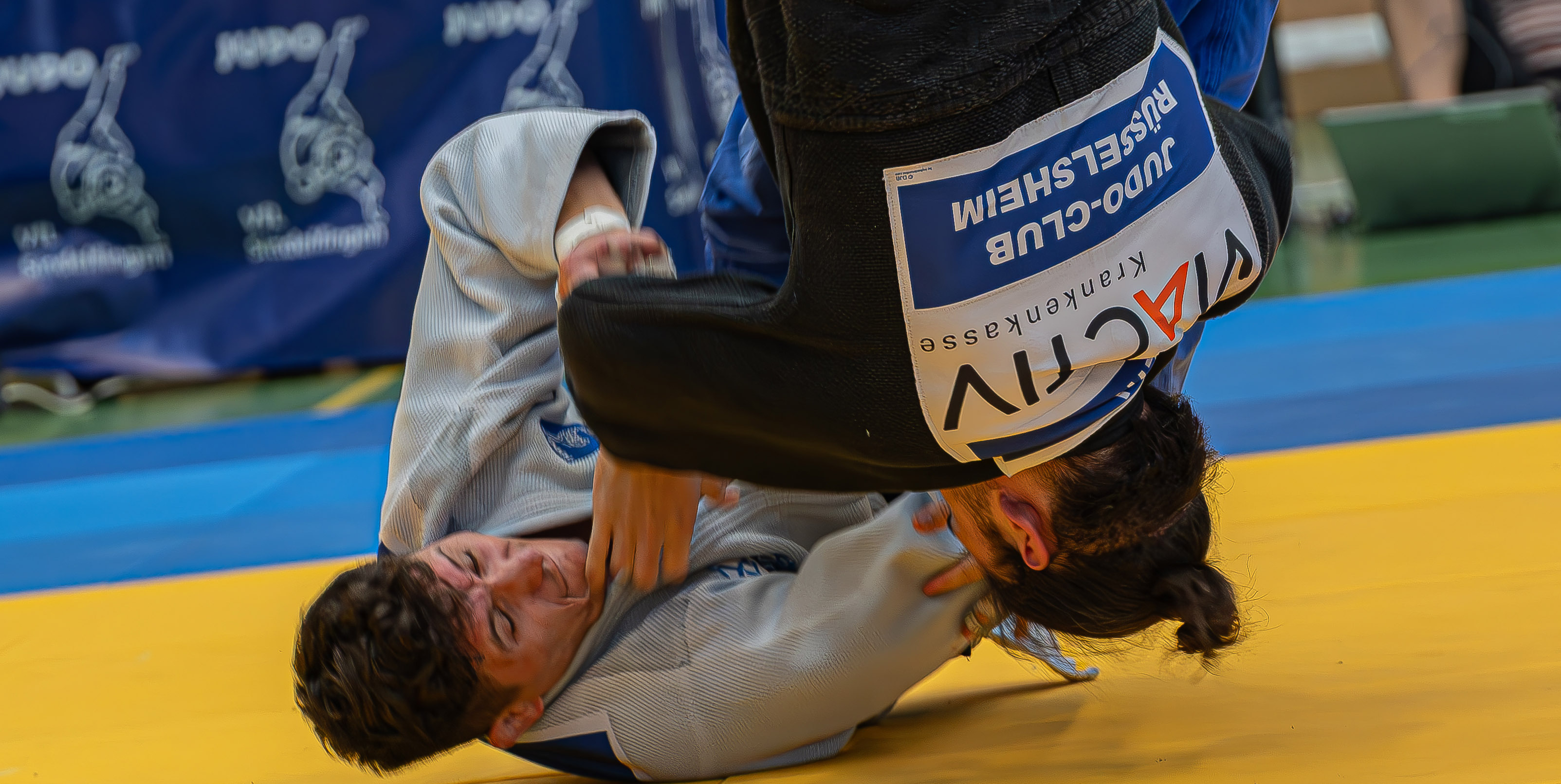 Energisch: Der Sindelfinger Judokämpfer Daniel Ruf (unten) will am Samstag gegen Ingolstadt punkten. Bild: Vilz