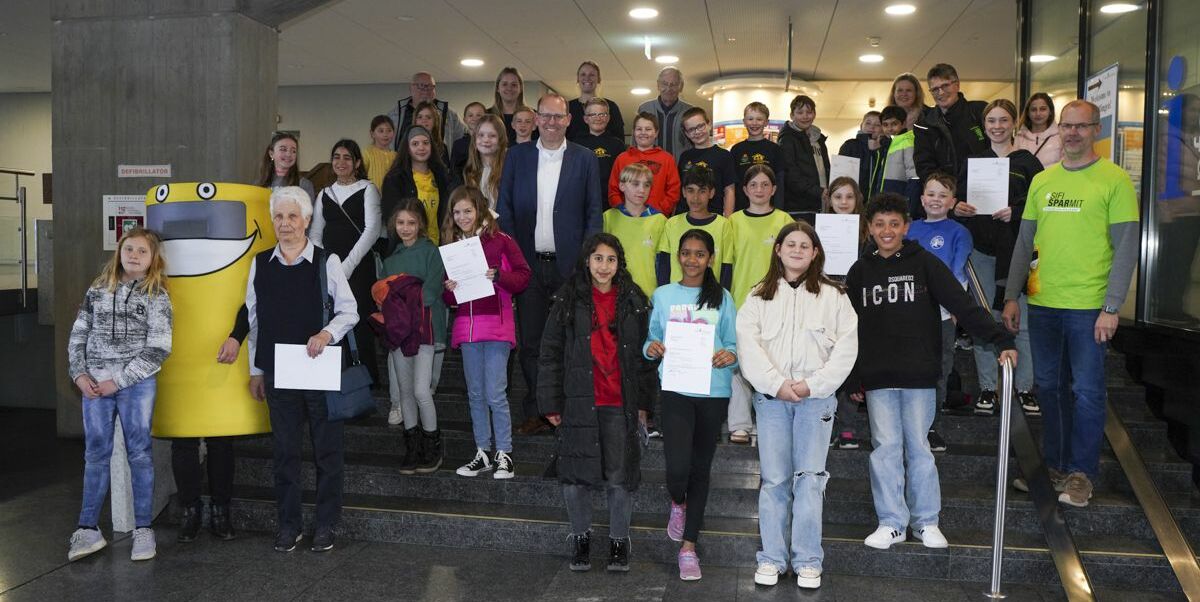 Unser Foto zeigt die Preisverleihung der Aktion „Saubere Stadt“ im Sindelfinger Rathaus.