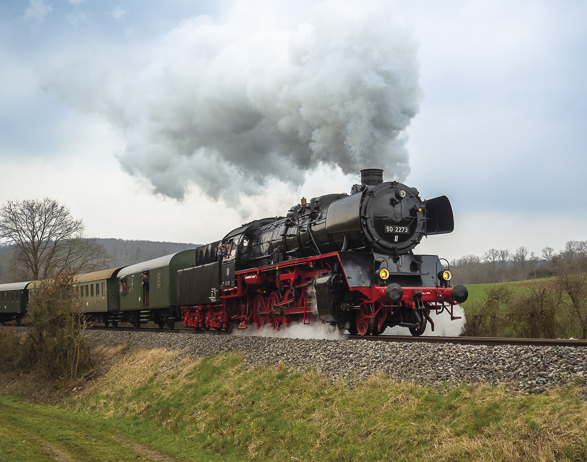 Die Dampflock 50 2273 ist 82 Jahre alt - Der „Feurige Elias“ fährt mit ... Die Dampflock 50 2273 ist 82 Jahre alt - Der „Feurige Elias“ fährt mit ...