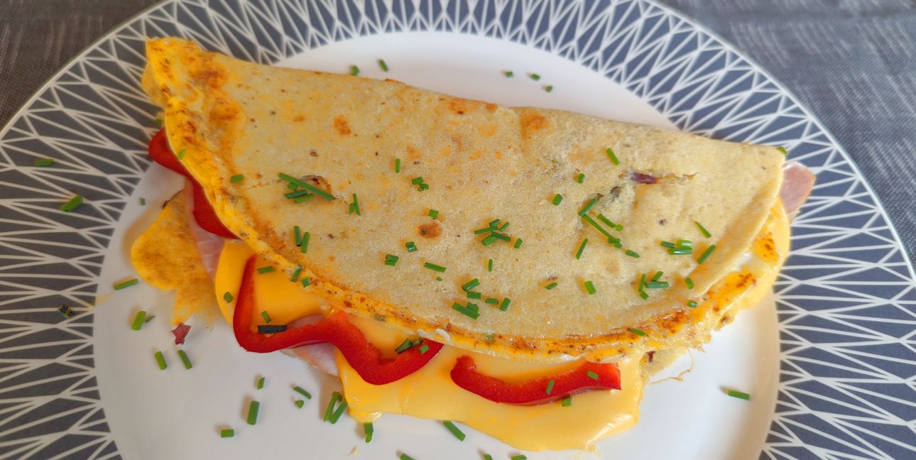 Der Omelett-Wrap ist ein schnelles Abendessen. Bild Nüßle