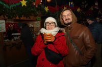 Vorweihnachtliche Stimmung auf dem Sindelfinger Marktplatz.