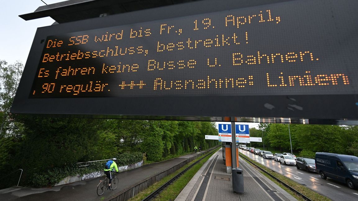 Auch am Freitag kommt es zu Nahverkehrsstreiks in sieben Südwest-Städten.