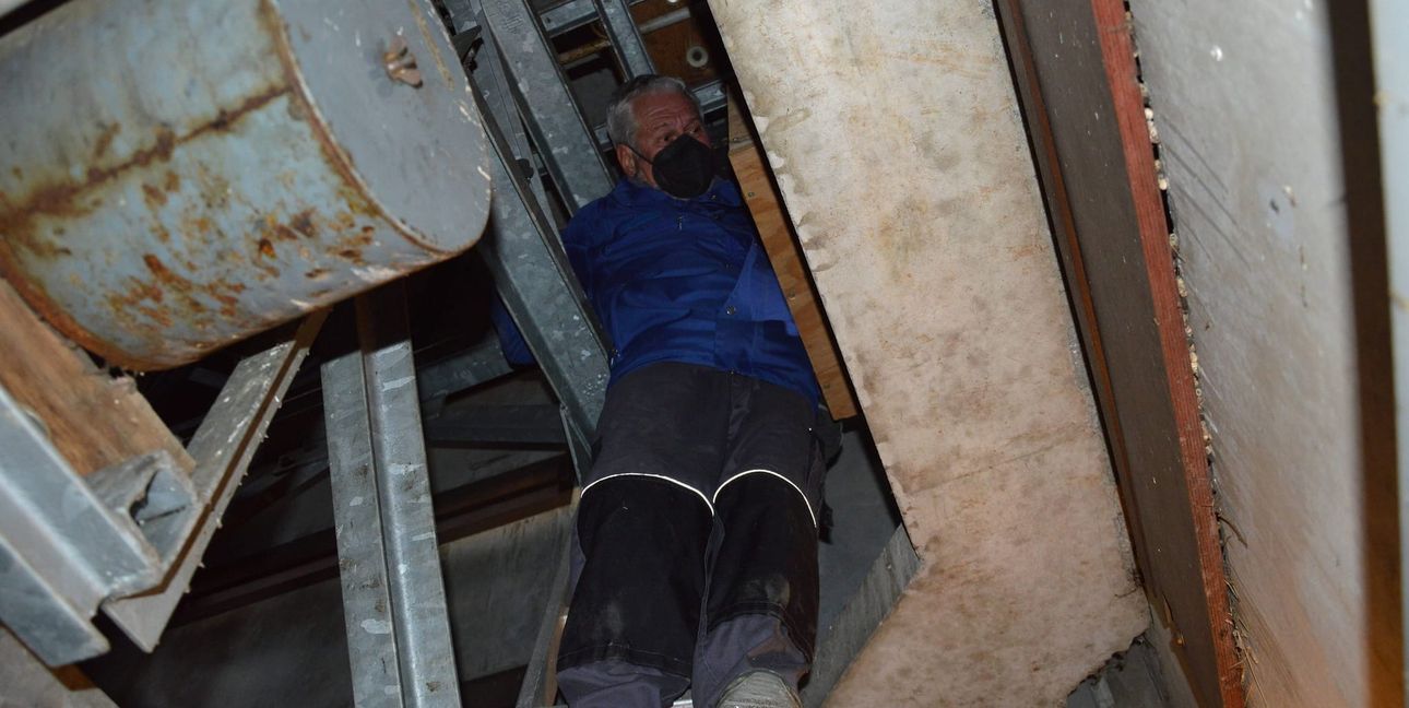 Der Job wird zur Kletterpartie.