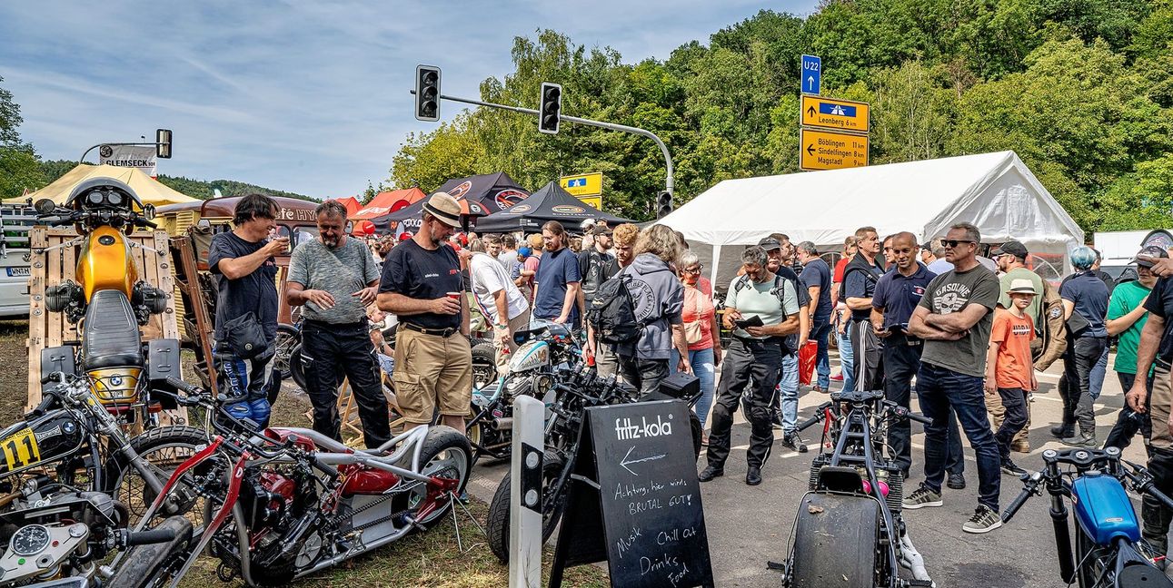 Besser als am Wochenende hätte das Wetter für die Biker-Szene beim Glemseck gar nicht sein können.