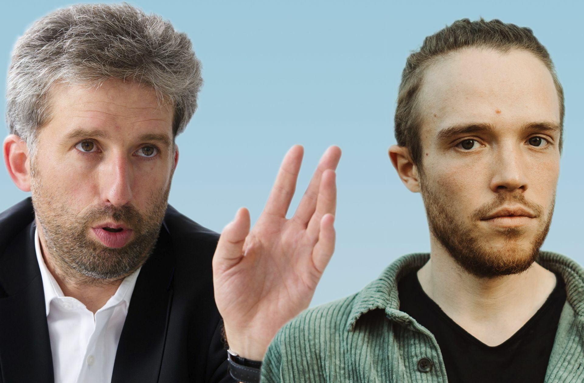 Beide setzen sich für Klimaschutz ein, doch die Methoden sind unterschiedlich: Tübingens OB Boris Palmer (li.) und der Aktivist Jakob Beyer.