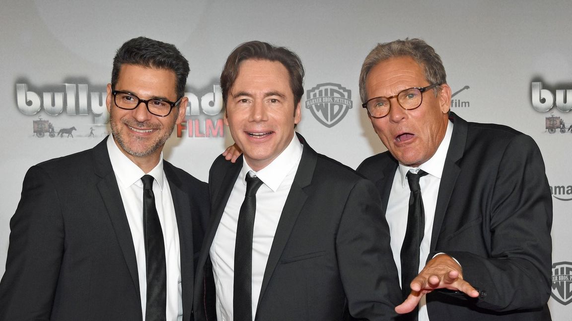 Sind bei "Das Kanu des Manitu" wieder in den Hauptrollen zu sehen: die Schauspieler Rick Kavanian, Michael "Bully" Herbig und Christian Tramitz (von links nach rechts). (Archivbild)