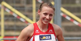 Hat nach ihren  drei Starts in Weissach im Tal  gut Lachen: Melanie Böhm. Bild: Görlitz