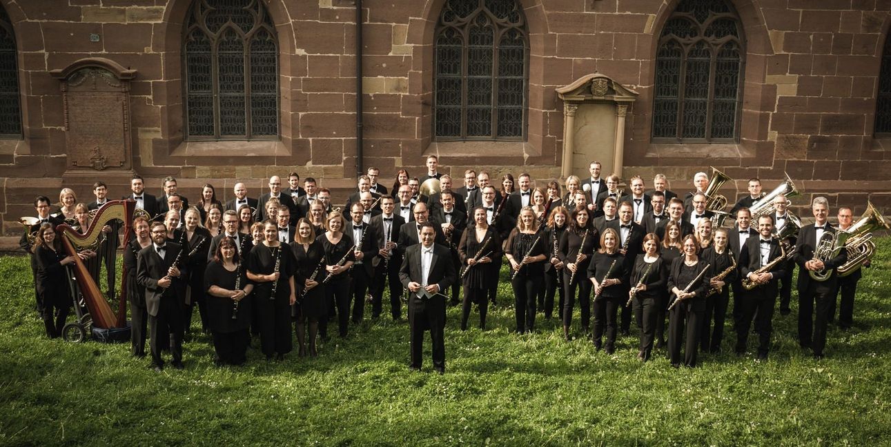 Das Landesblasorchester hat seinen Auftritt in der Sindelfinger Stadthalle.