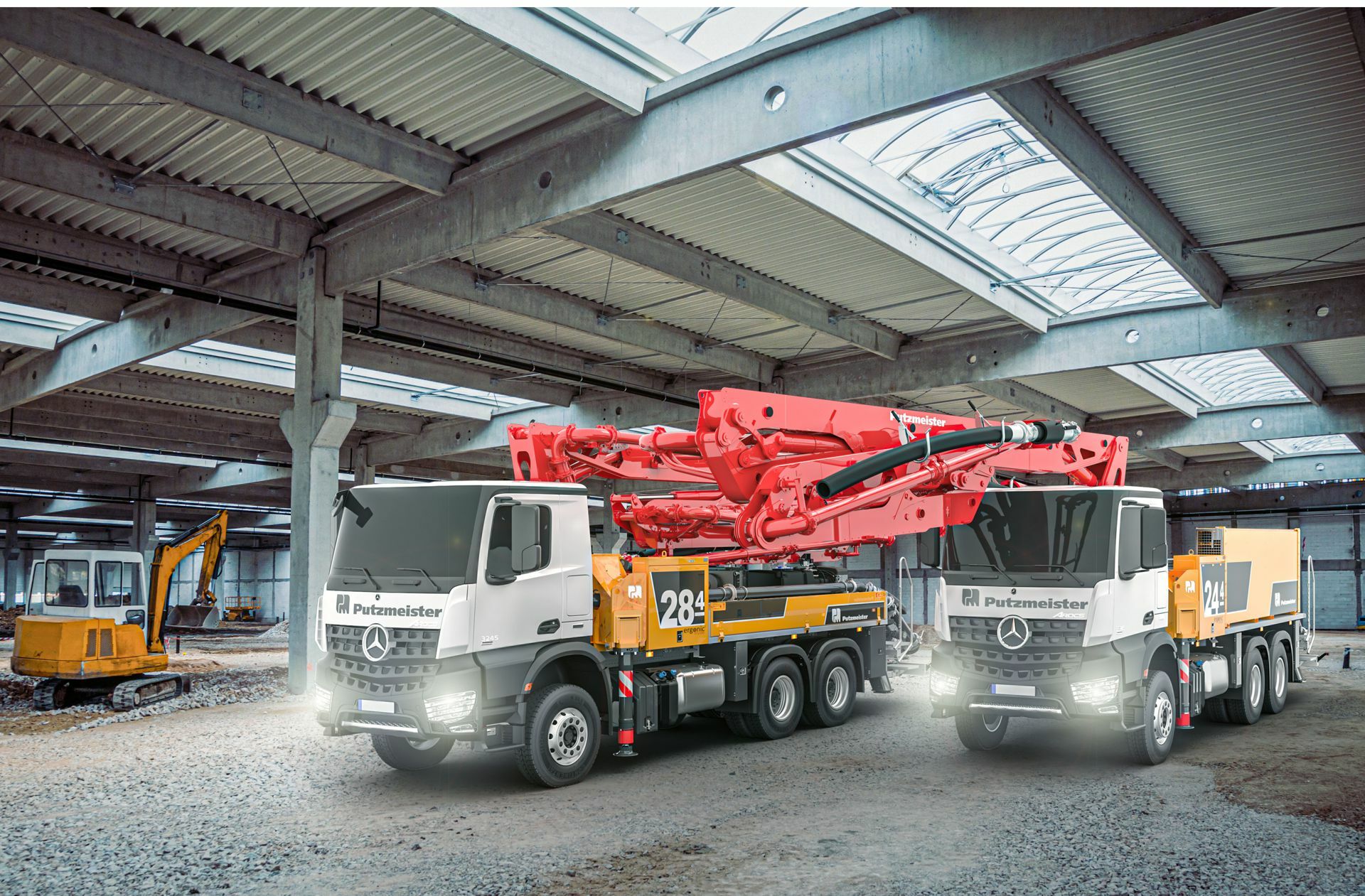 Betonspezialfahrzeuge sind die Domäne von Putzmeister.