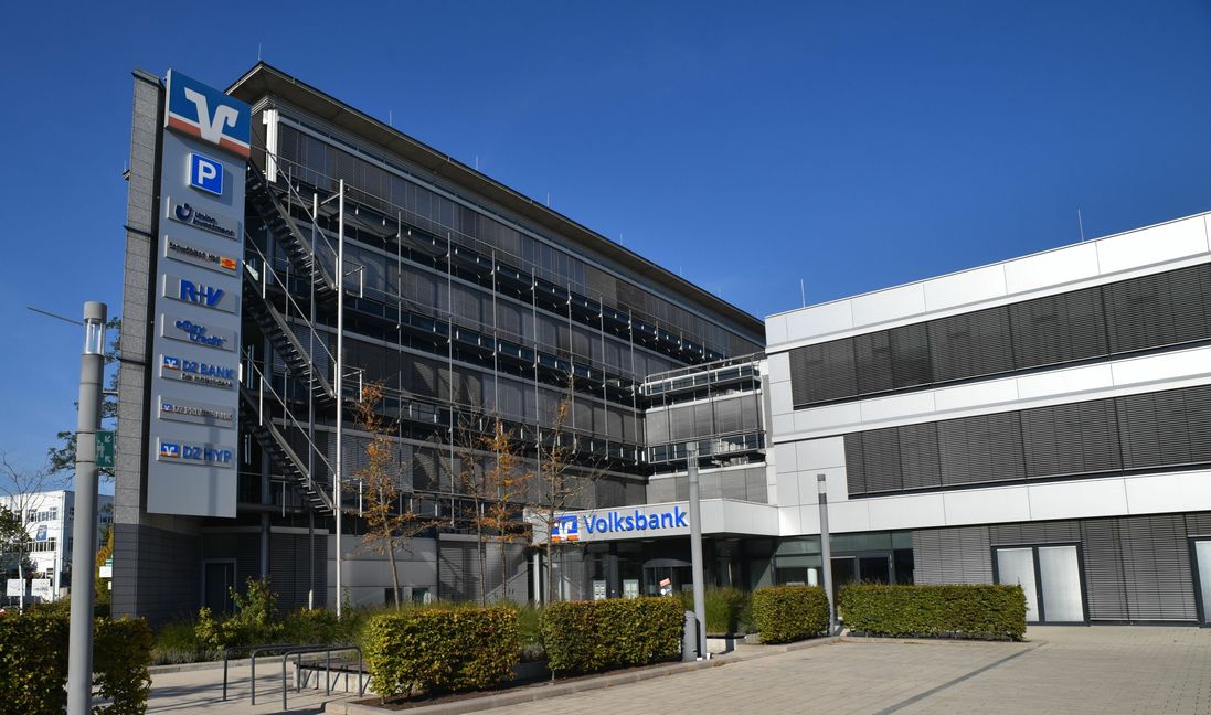 Ob Böblingen langfristig Verwaltungssitz der Vereinigte Volksbanken bleibt, ist noch offen. Bild: Reichert