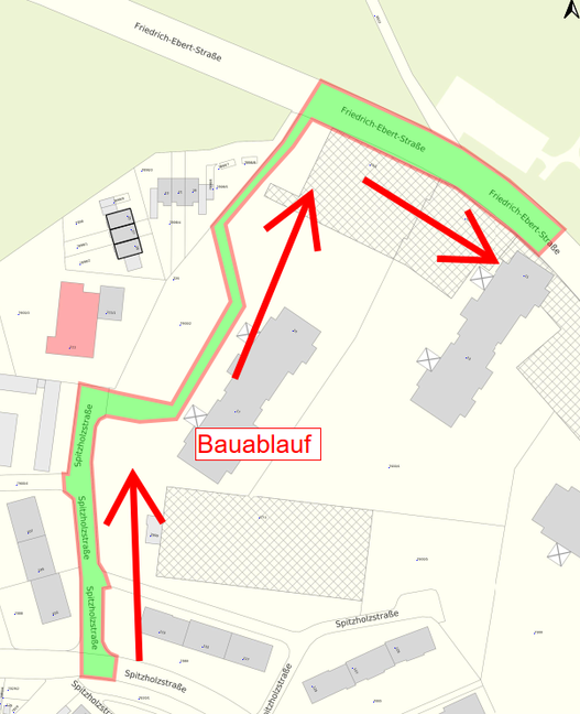 Vom 10. Juni bis Dezember wird gebaut.