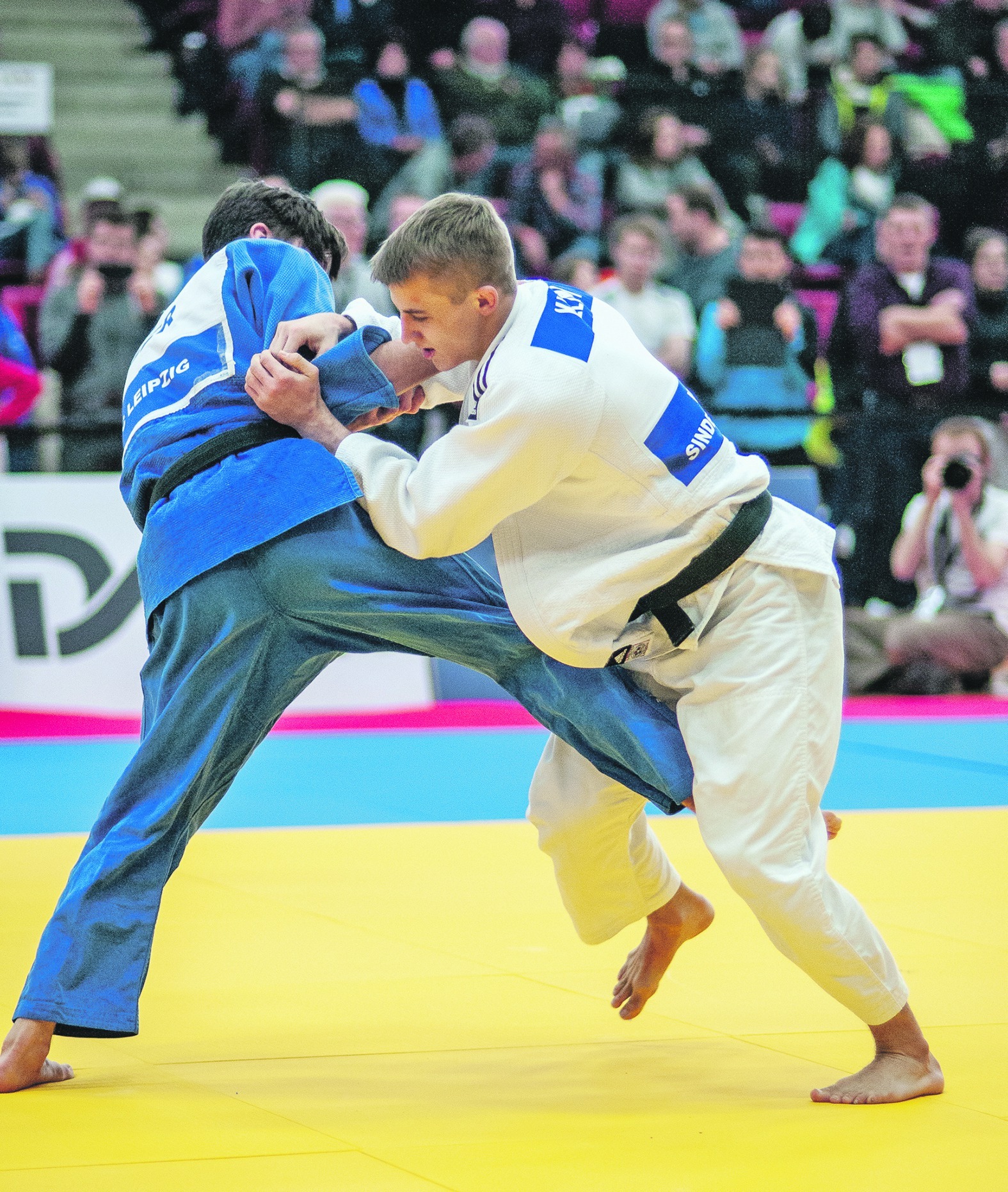 VfL-Judoka Lukas Klemm (rechts) ergatterte Bronze. Bilder: Vilz