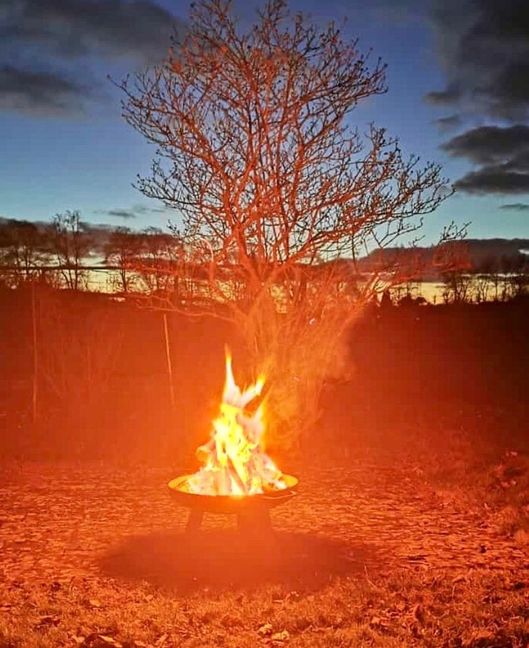 Wintergrillen bei den Sindelfinger Gartenfreunden.