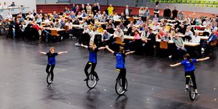 Die Radportler zeigen bei der Delegiertenversammlung, was sie drauf haben.