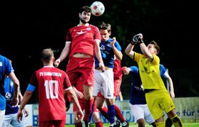 Packendes Duell zwischen dem TV Darmsheim und dem SV Rohrau.