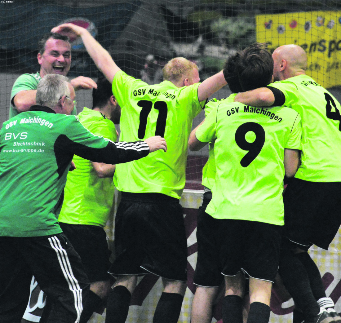 Für ein Novum in der Turniergeschichte der Hallenfußball-Gala sorgt der GSV Maichingen. Der Co-Ausrichter des Turniers ist im Sindelfinger Glaspalast dank zweier gelungener Qualifikationen erstmals mit drei Teams am Start. Bild: Zvizdiç