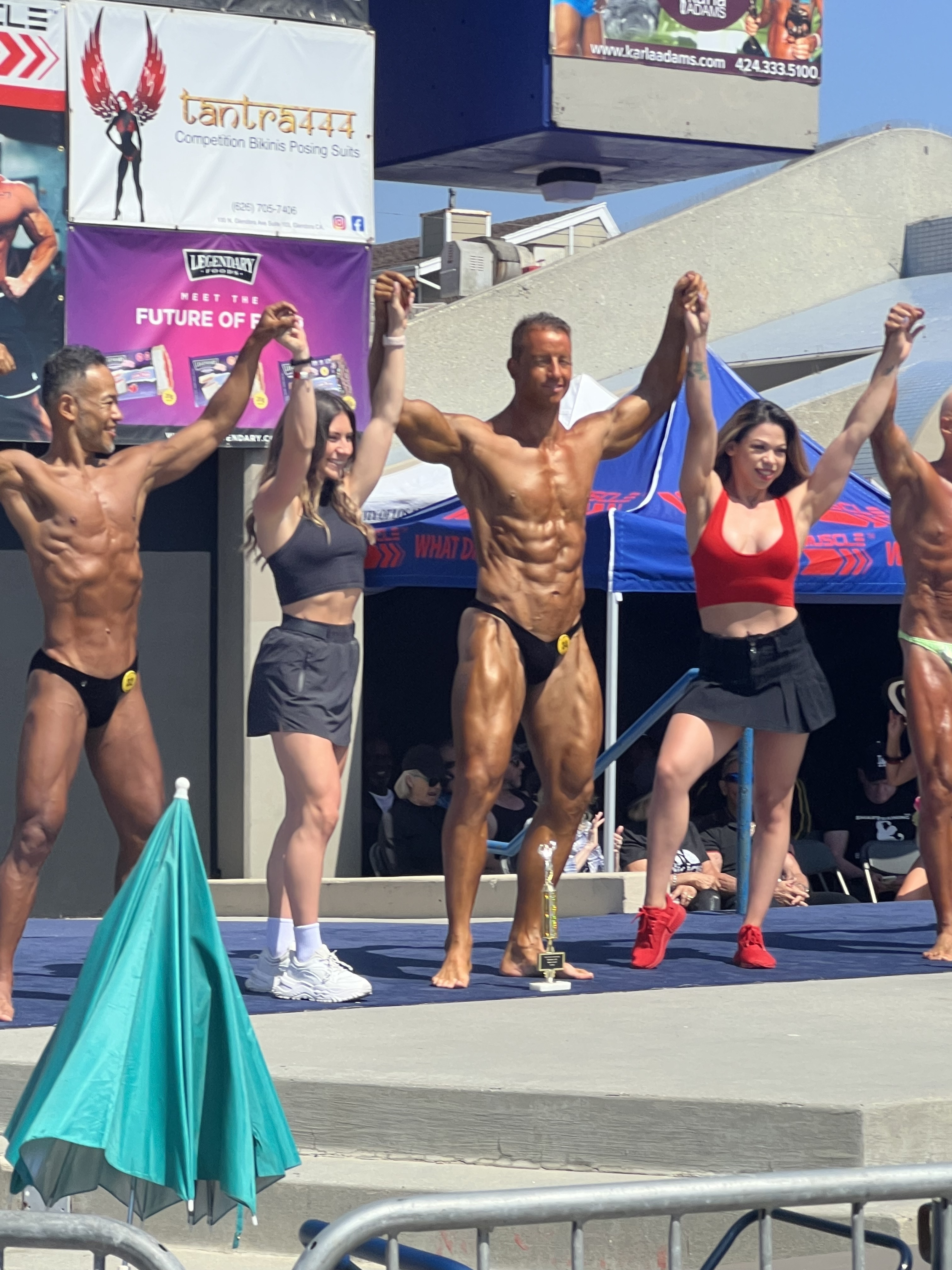 Der beste Mann am Strand im Schwergewicht und Sieger bei den Masters 40 kommt aus Sindelfingen.      Bild: z