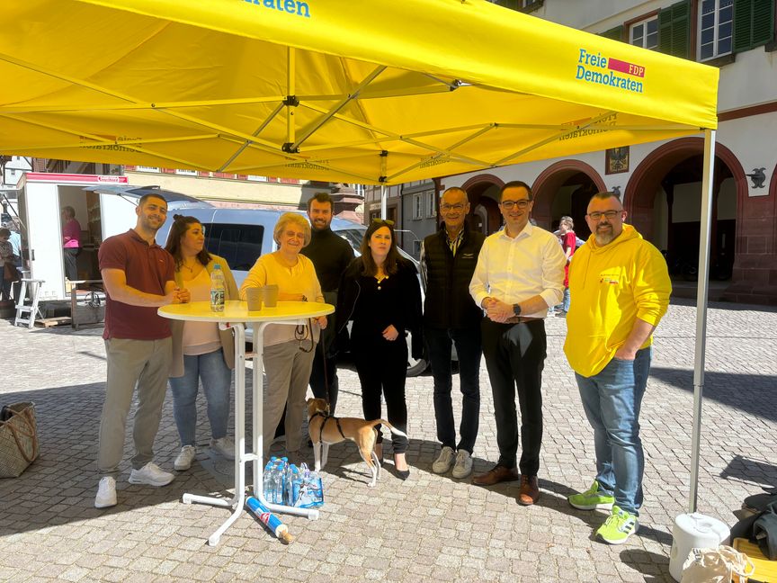 Die FDP in Weil der Stadt geht mit großem Optmismus in die heiße Phase des Kommunal-Wahlkampfs.Bild: z