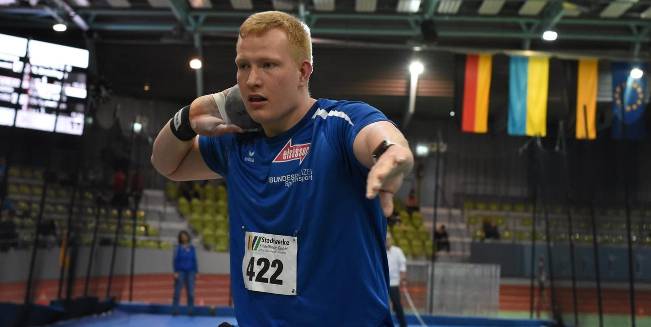 Eric Maihöfer ist auf den Punkt bei den Deutschen Hallenmeisterschaften topfit und schnappt sich den Titel.