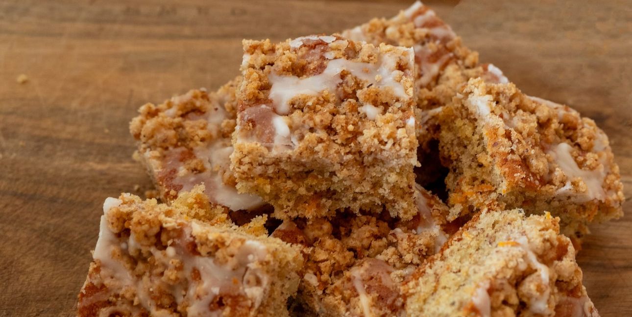 Saftiger Möhrenkuchen.