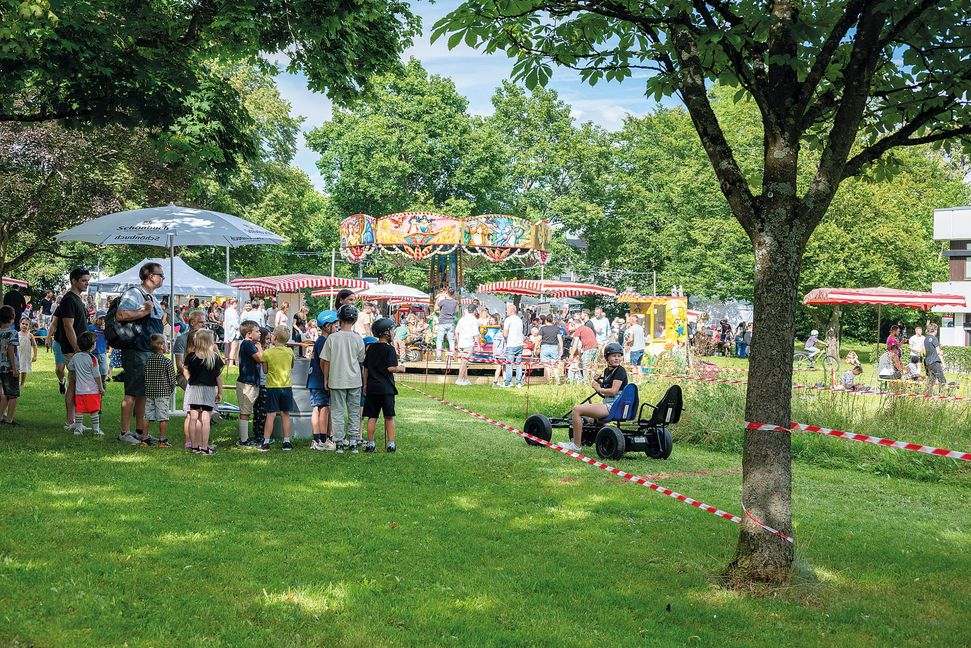 Spielen gehört zur Hasenbühl-Hocketse mit dazu.