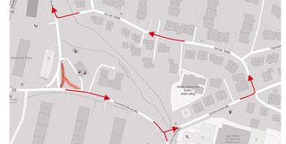 Verkehr wird ab 7. Oktober in der Friedrich-Ebert-Straße umgeleitet.Bild: Stadt Sindelfingen