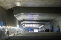 Die Sindelfinger Feuerwehr übte gemeinsam mit der Böblinger Feuerwehr den Ernstfall: In der südlichen Tunnelröhre ist ein Feuer ausgebrochen. Sie müssen den Brand löschen und die Personen im Tunnel suchen und retten.
