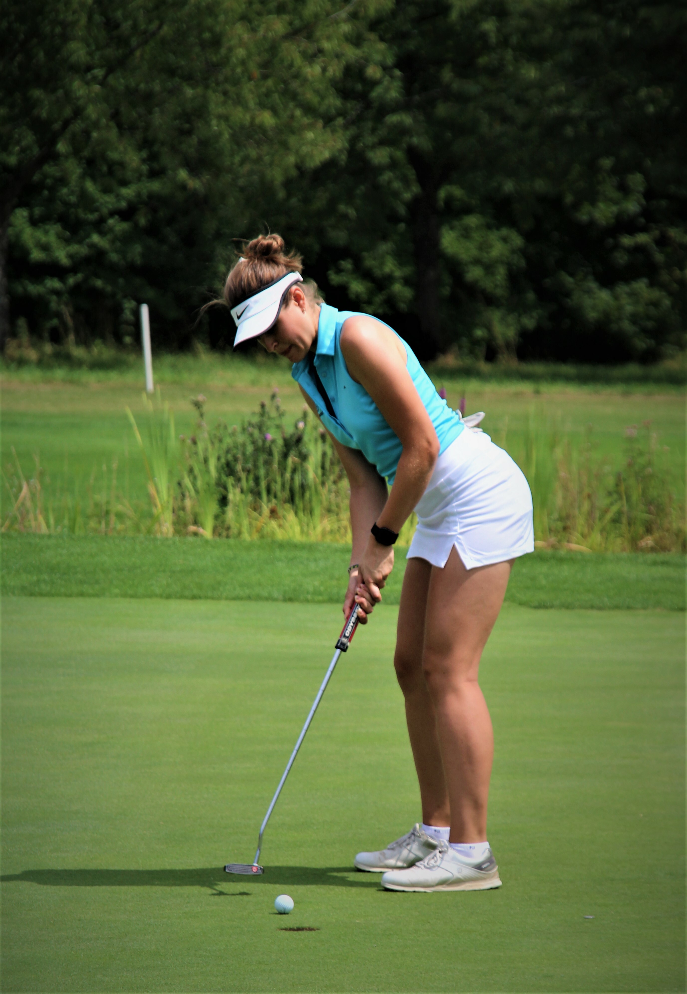Chiara Israng war die überragende Spielerin auf Seite des Golfclubs Schönbuch am Wochenende. Bild: Denner