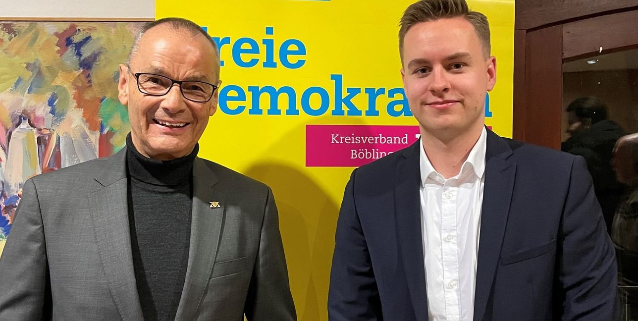 Hans-Dieter Scheerer (links) und Alexander Rudat.