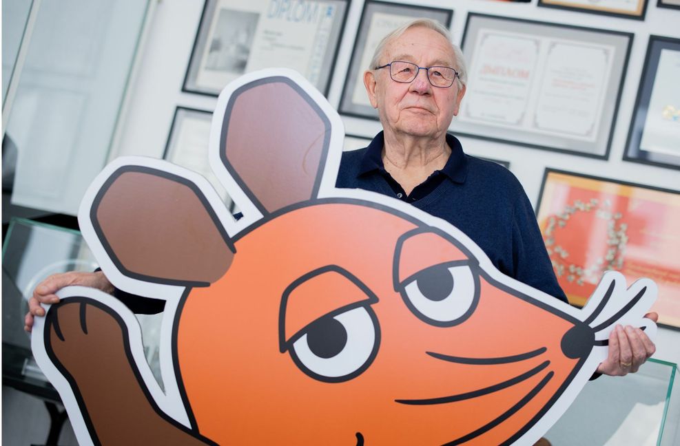 Armin Maiwald und seine Maus