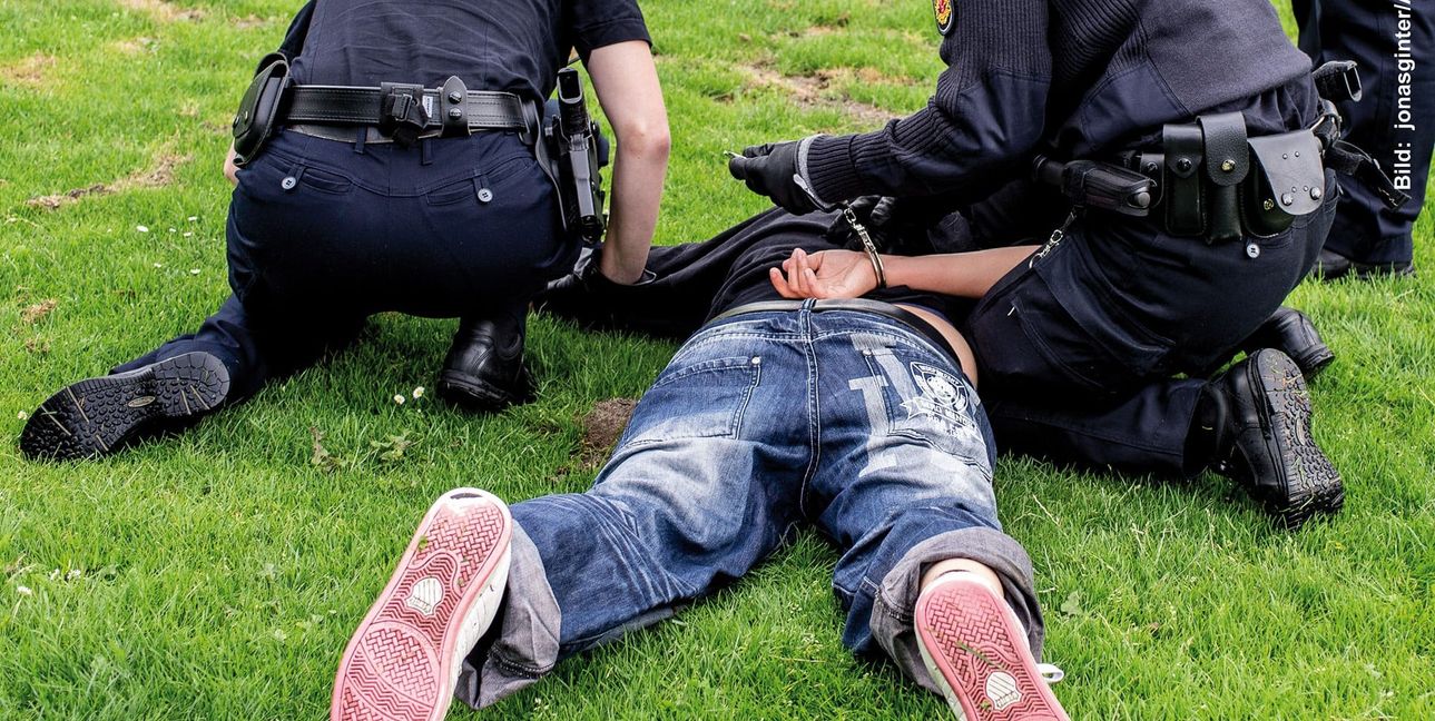 In Herrenberg musste die Polizei mit Nachdruck vorgehen.