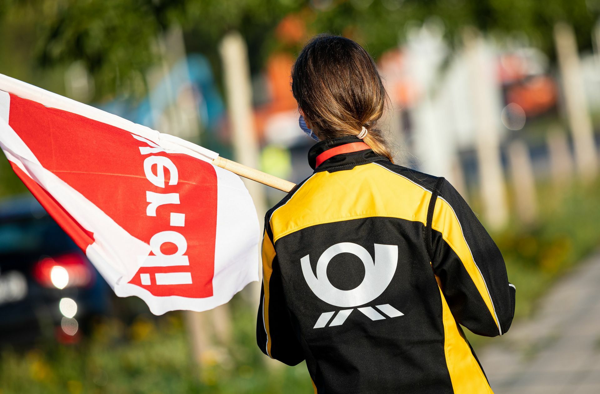Verdi lässt bei der  Post die Fahnen wehen.