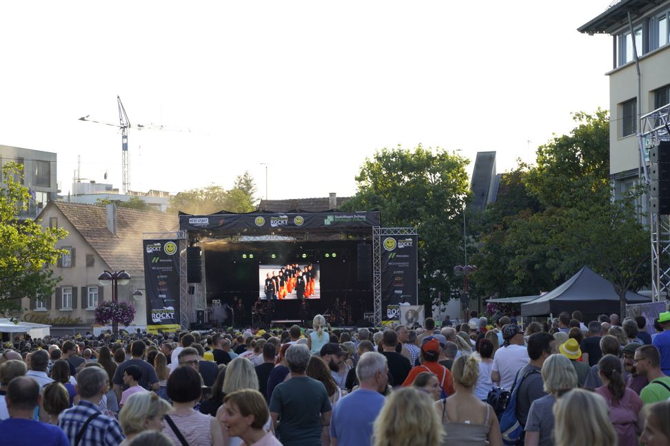 Nach drei Jahren Pause ist "Sindelfingen rockt" am Mittwoch auf den Marktplatz zurückgekehrt. Ob die Konzertreihe dort bleiben darf, ist allerdings noch offen. Bild: Dettenmeyer