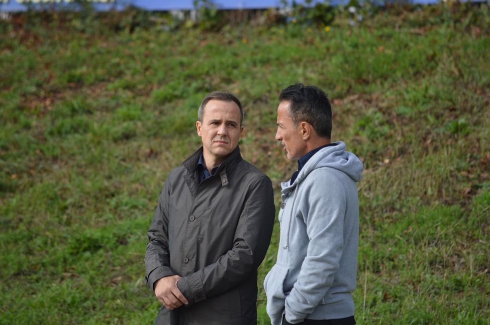 Maik Schütt (links) und Elvir Adrovic. Bild:  Zvizdiç