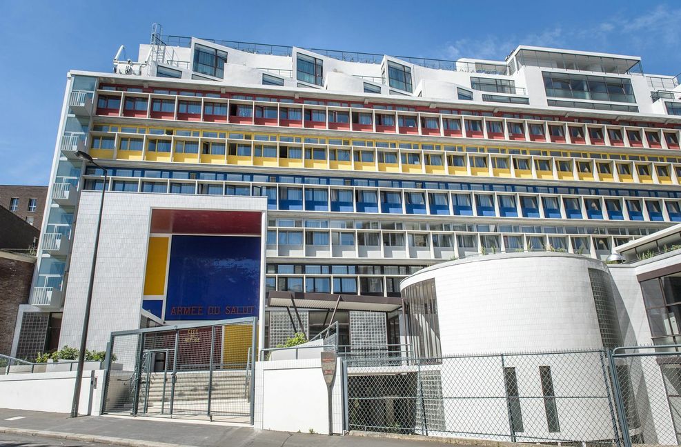 Der „Ort der Zuflucht“ im 13. Pariser Arrondissement, die Refuge Singer-Polignac. Die Sanierung des Obdachlosenheims war Le Corbusiers erstes Großprojekt.