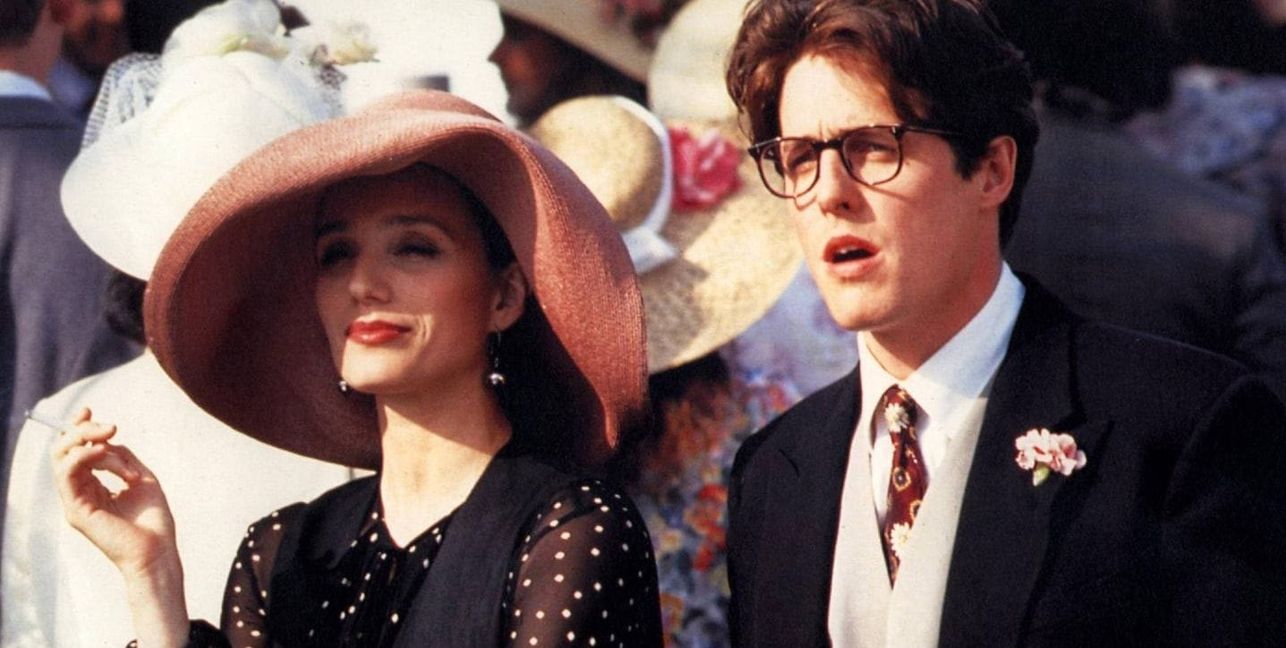 Kristin Scott Thomas und Hugh Grant in „Vier Hochzeiten und ein Todesfall“.