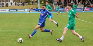 Tahir Bahadir (links) und der VfL Sindelfingen mussten sich im letzten Duell Anfang April Kane Ehmke und dem GSV mit 0:2 geschlagen geben.