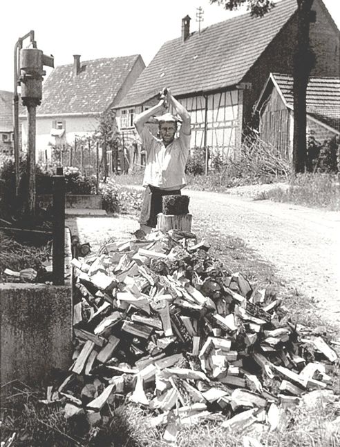 Die Zeppelinstraße um 1965.