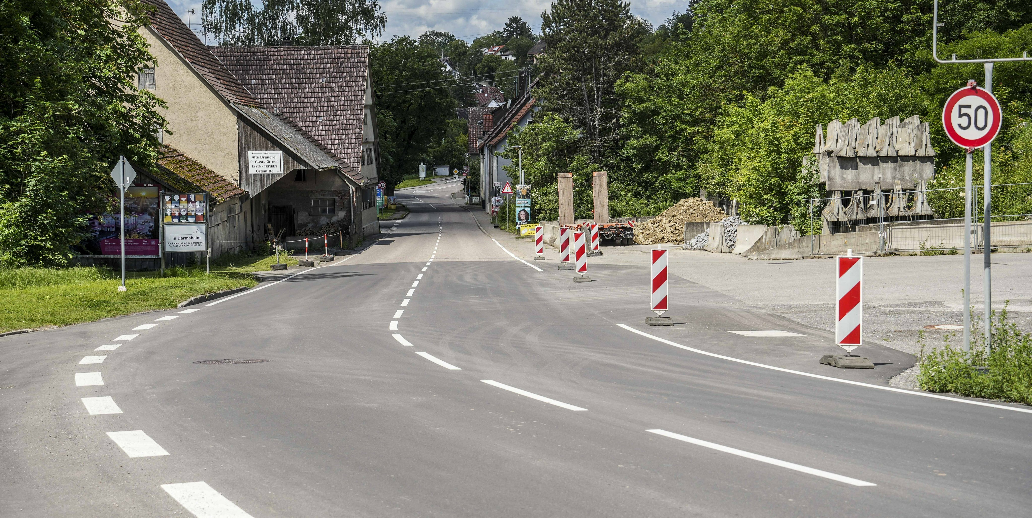 Der Darmsheimer Ortseingang wird  für den neuen Ortschaftsrat eines der künftigen Arbeitsfelder sein.