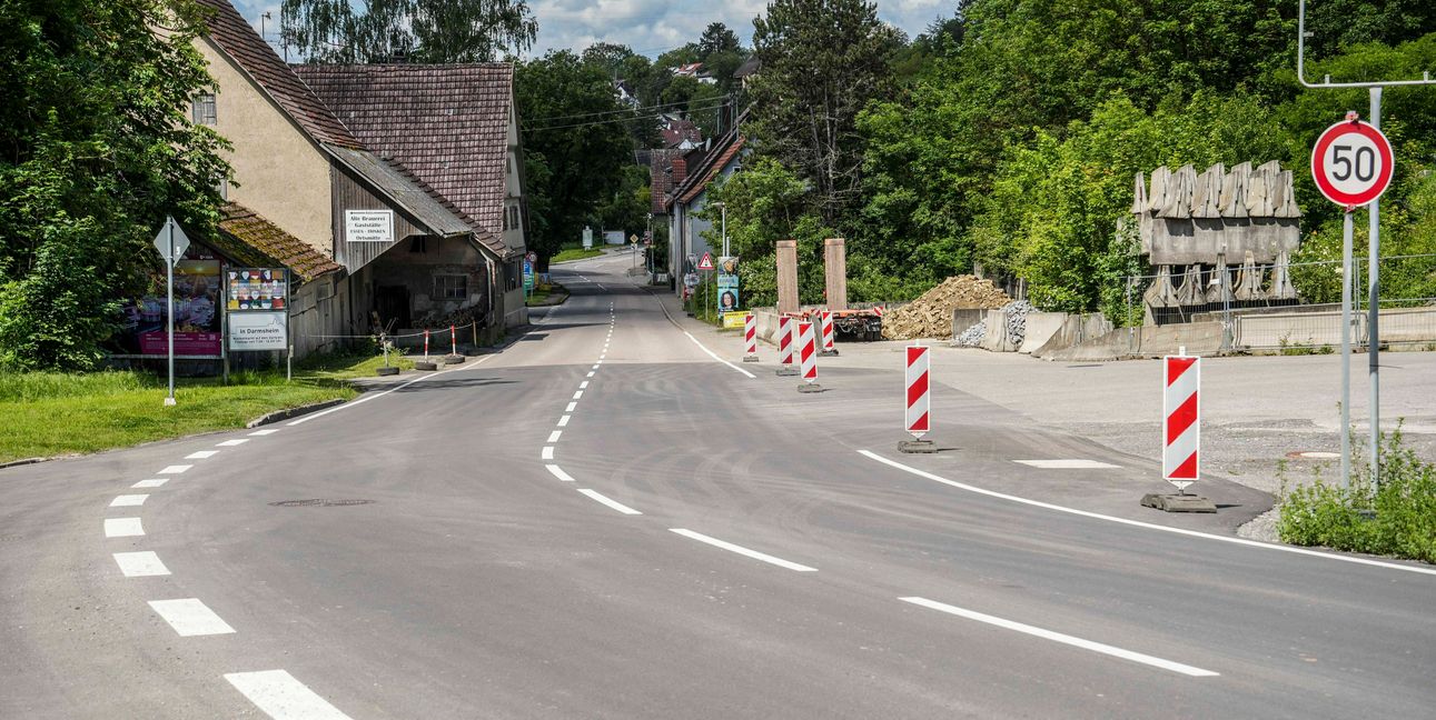 Der Darmsheimer Ortseingang wird  für den neuen Ortschaftsrat eines der künftigen Arbeitsfelder sein.
