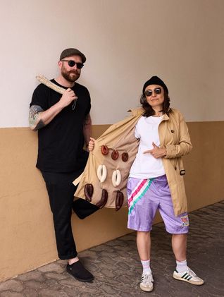 Fotografin Vivi D’Angelo und Koch und Foodstylist Josh Flatow.