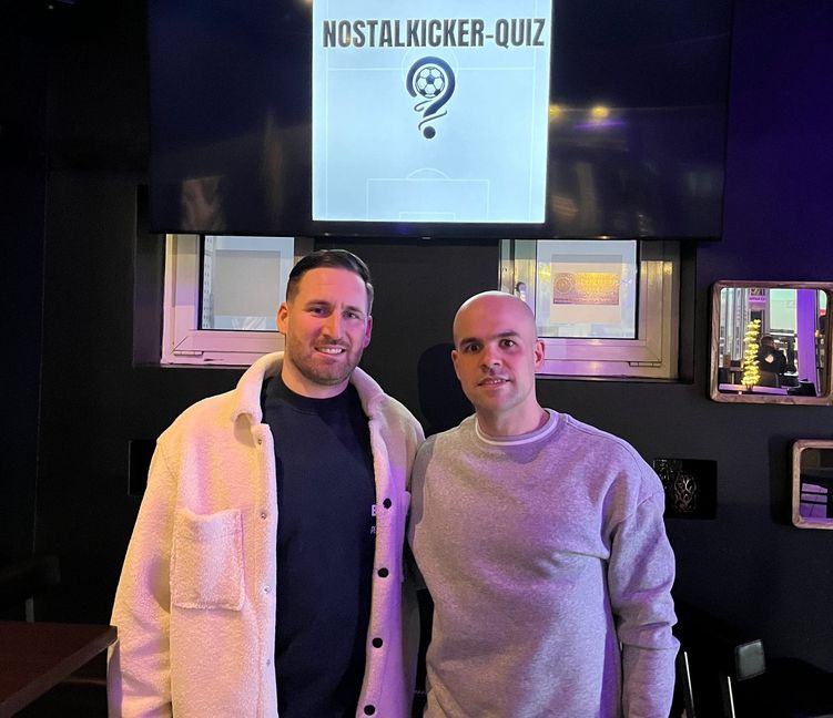 Die Macher des „Nostalkicker-Quiz“: Marijo Milcic (links) und Robert Pavicic.